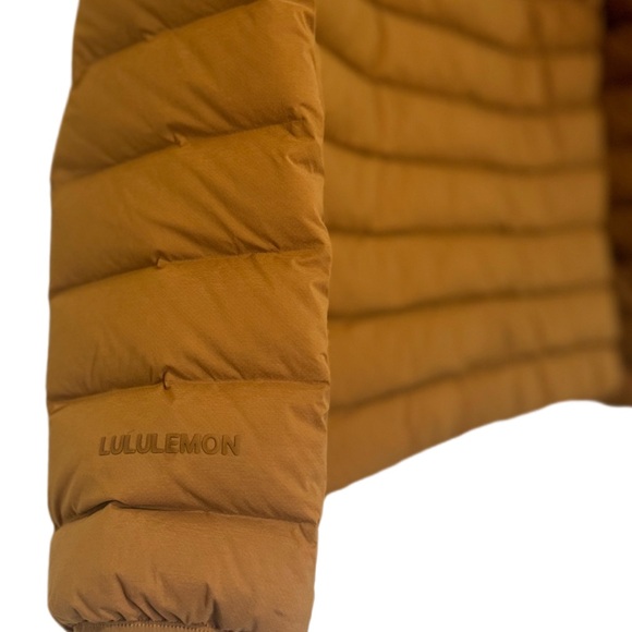 Lululemon Navigation Stretch Down Jacket Spiced Bronze Size 8 Lightweight Jacket - Picture 4 of 5